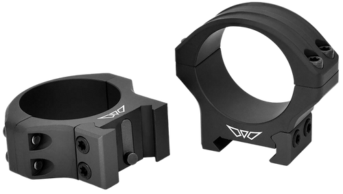 Warne HyperLite 1" Scope Mount Rings, Black - 8550M