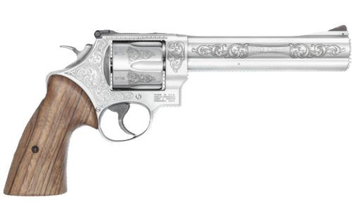 Smith & Wesson 629 Engraved 44 Magnum 6.5" 6rd Revolver, Stainless - 14784