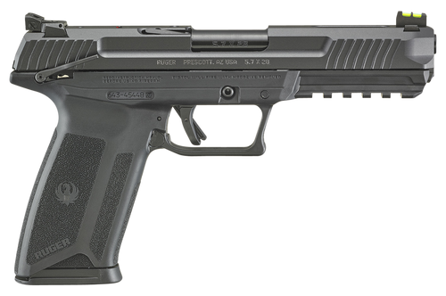 Ruger 57 5.7x28mm 4.94" 10+1 Semi-Auto Pistol, Black Oxide - 16402
