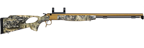 CVA Optima V2 LR .50 Cal Magnum 28" Single Shot Muzzleloader, Nitride/Cerakote Burnt Bronze Realtree Excape - CVA PR2037NM