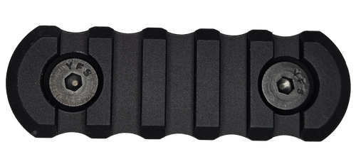 Tapco 5 Slot Picatinny Rail, Black Aluminum - TAP22128