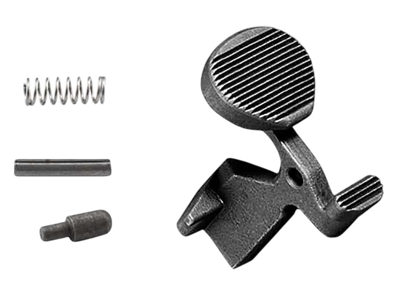 Luth-AR Paddle Bolt Catch Assembly, 223/5.56mm, Oversized, Black Steel - LR-11L-A