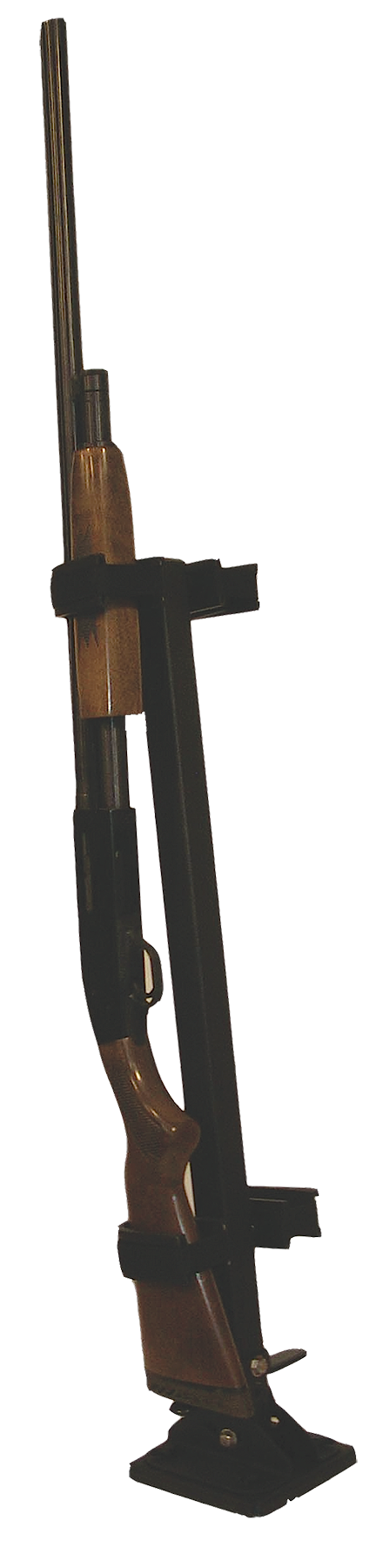 Rugged Gear Floor Mount Gun Rack, Black - 10083