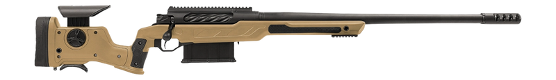 Cadex Quake Precision 50 BMG 29" 3rd Bolt-Action Rifle, Hybrid Tan-Black - CDXBMG-QUA-50-29-HI20-I1J5N