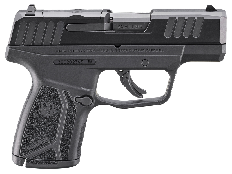 Ruger MAX-9 9mm 3.2" 12+1rd Semi-Auto Pistol, Black Oxide - 03514