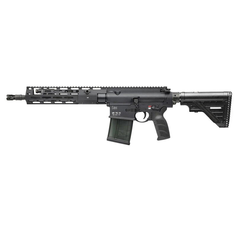 Heckler & Koch MR762 A4 7.62 NATO 13" 20rd Short Barrel Rifle, Black Anodized - 81001054