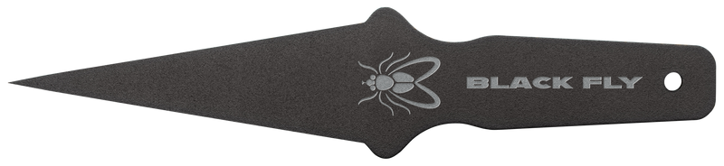 Cold Steel Black Fly Thrower Fixed Blade Knife, Black - CS80STMA