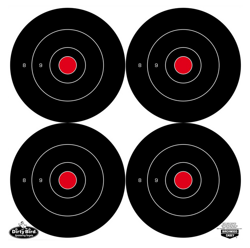 Birchwood Casey Dirty Bird 6" Bullseye Targets - 12 Pack - 35504