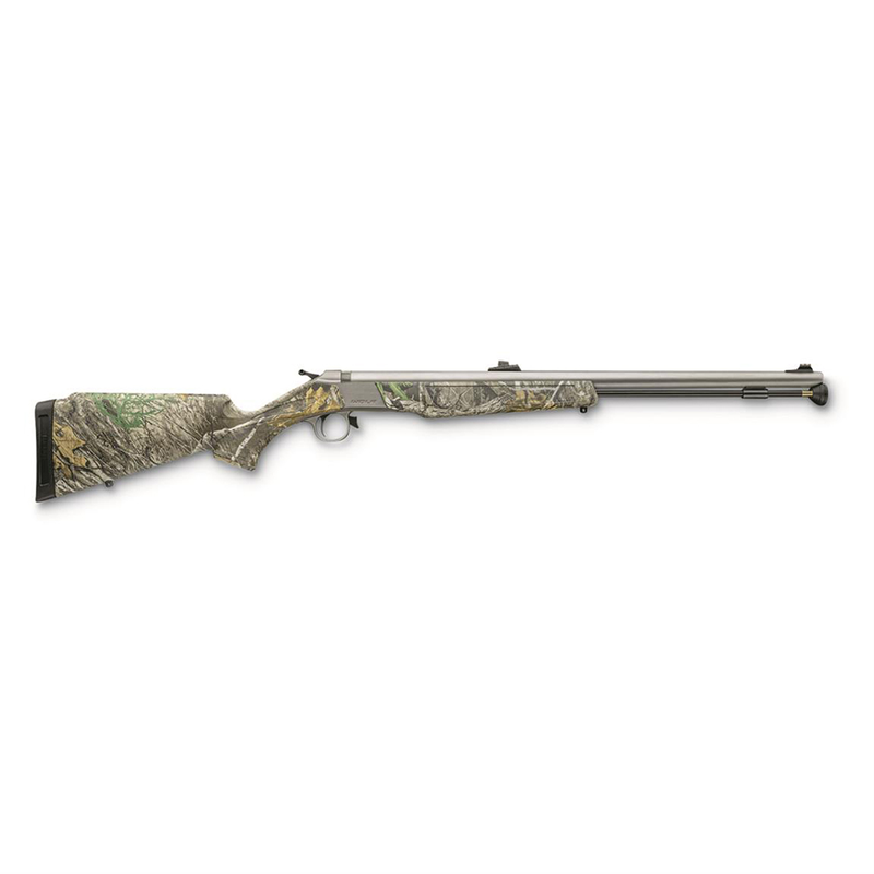 CVA Wolf V2 .50 Cal 24" Single Shot Muzzleloader, Stainless/Realtree Edge Camo - CVA PR2118S