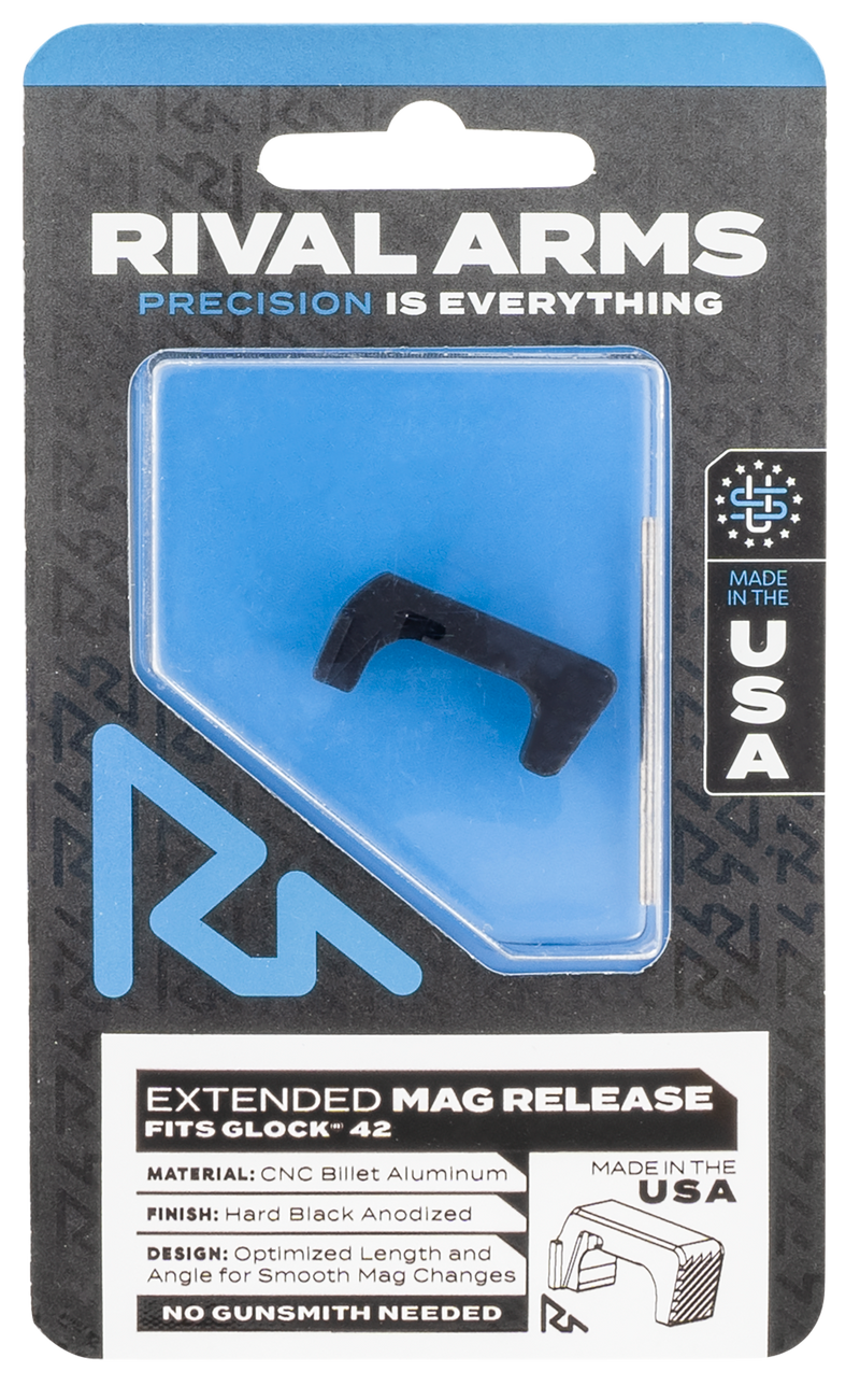 Rival Arms Magazine Release Sig P320 Extended, Black Anodized Aluminum - RA72S001A