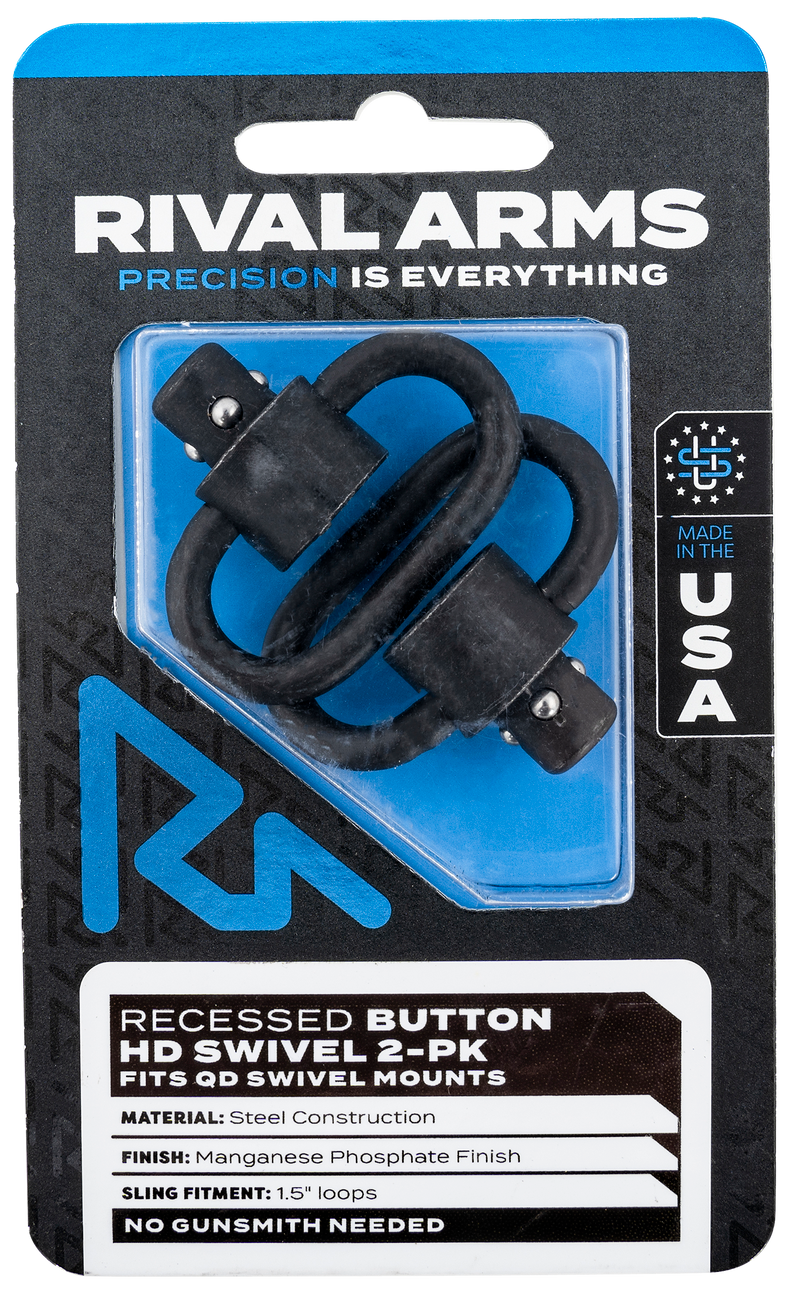 Rival Arms RA-RA92S2A HD Swivel Set, Black - RARA92S2A
