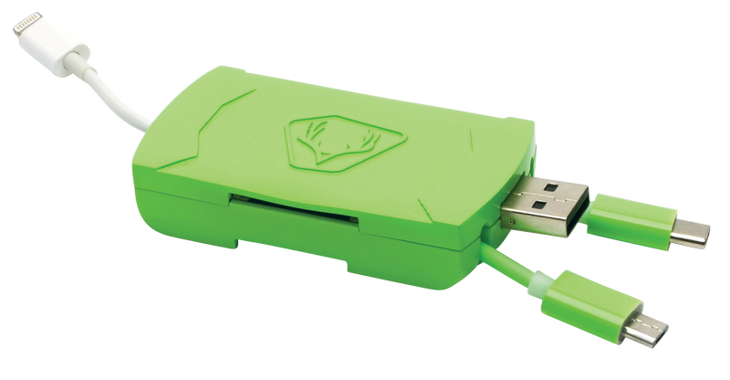 HME 4-in-1 Card Reader Green - QMCR