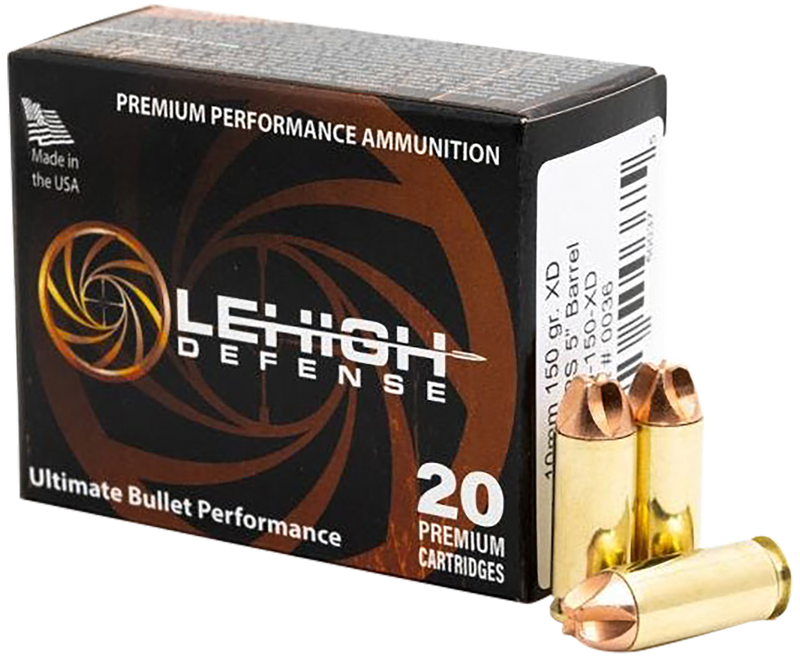 Wilson Combat 10mm Auto 150gr Handgun Ammo, Brass - LA10150XD