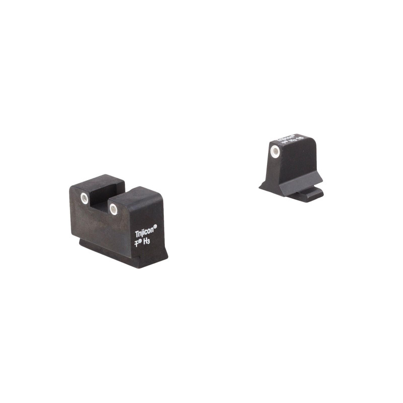 Trijicon Bright & Tough Suppressor Night Sights for Sig Sauer 9mm/.357 SIG, Black - SG201-C-600907