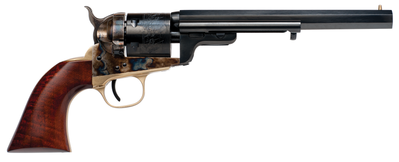 Cimarron 1851 Richards-Mason 38 Special 7.5" 6rd Revolver, Color Case Hardened/Blued - CA925