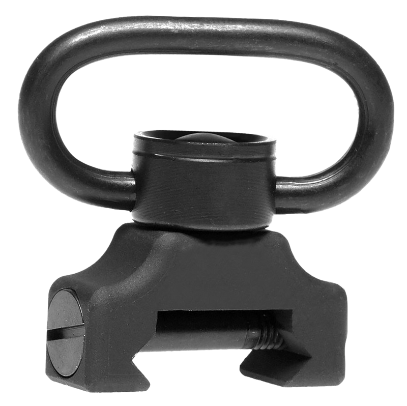 Troy Industries QD360 Mount with Swivel Push Button, Black - SMOUPBS00BT00