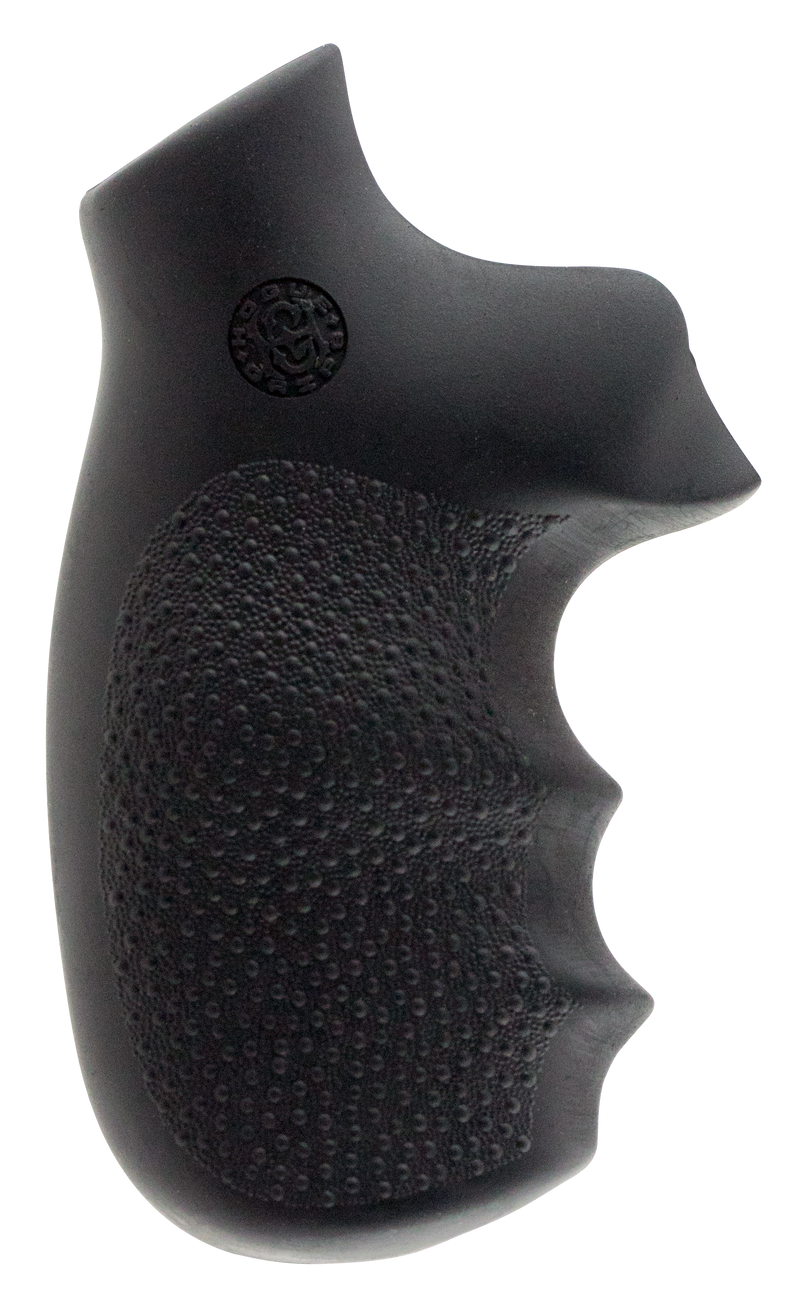 Hogue Monogrip Overmolded Revolver Grip, Colt Detective Special/Diamondback/Cobra, Black Rubber - 48000