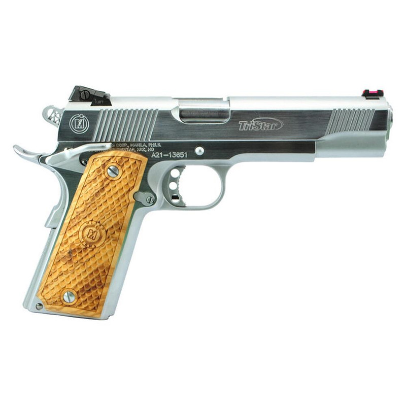 TriStar American Classic Trophy 1911 .45 ACP 5" 8rd Pistol, Chrome - TSA 85635