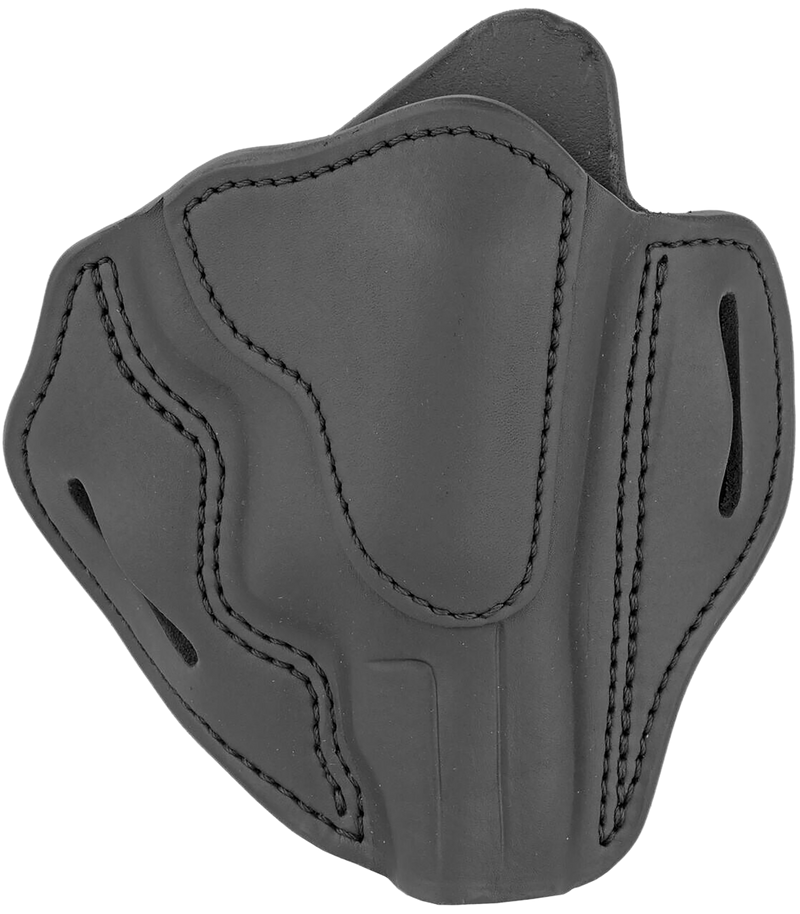 1791 Gunleather RVH3 OWB Revolver Holster, Stealth Black - RVH3SBLR