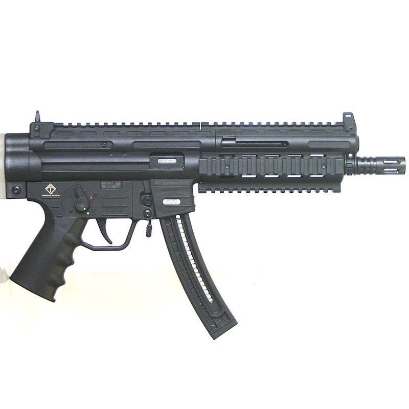 American Tactical GSG-16P .22 LR 9.12" 22rd Semi-Auto Pistol, Black - GERGGSG16P22