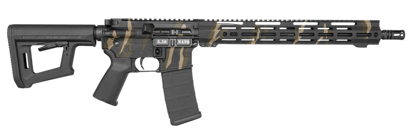 Diamondback Firearms DB15 Carbon 5.56 NATO 16" 30rd Rifle, Tiger Stripe Camo - DB1717K172