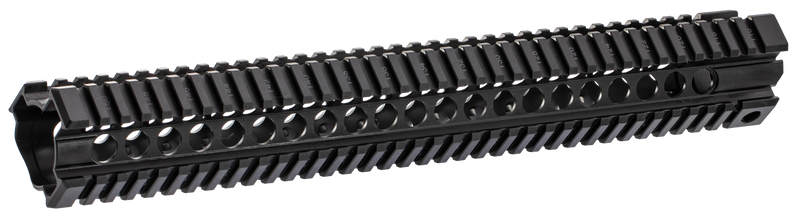 Midwest Industries T-Series AR-15 Free Float Handguard, 15" Quad Rail, Black Anodized - MICRT15