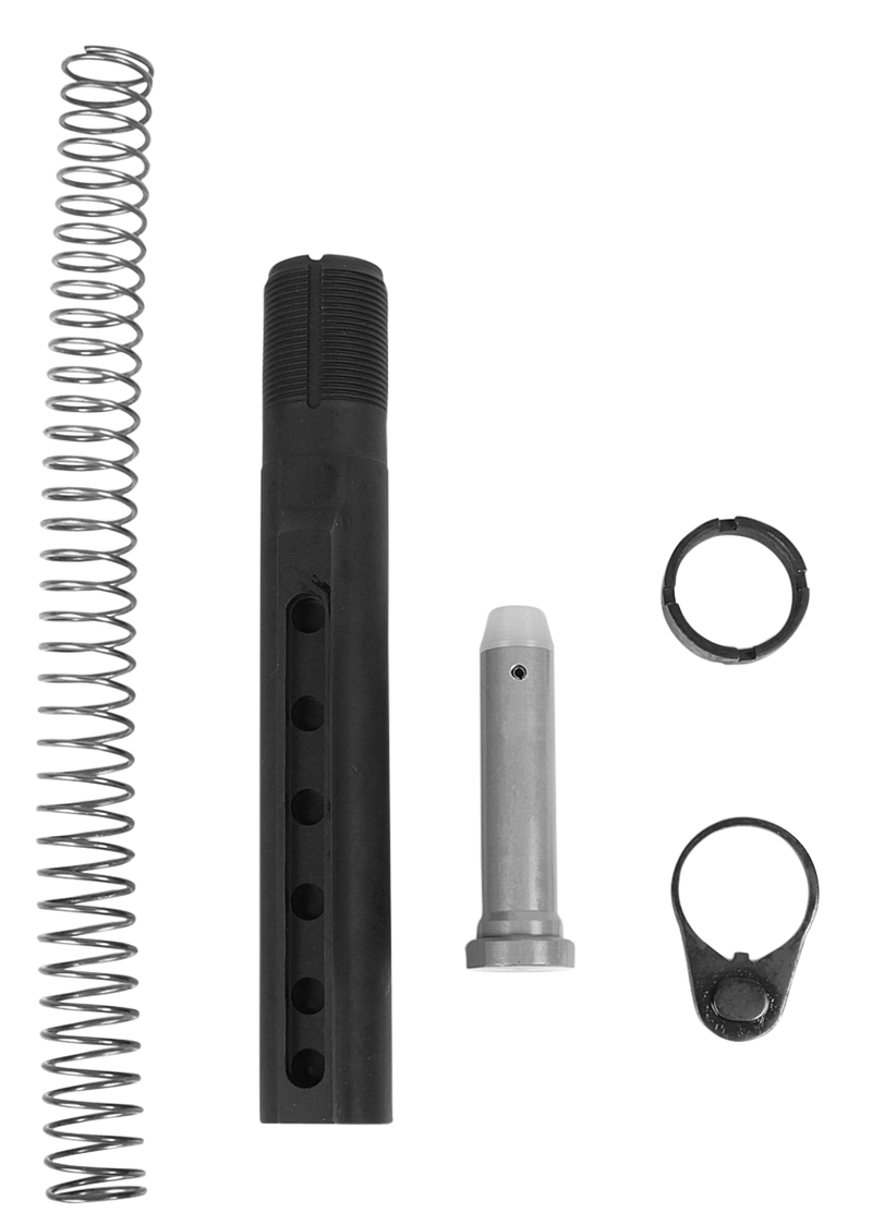 LBE Unlimited Commercial Buffer Tube Kit 6 Position AR-15, Black - CBUFKIT