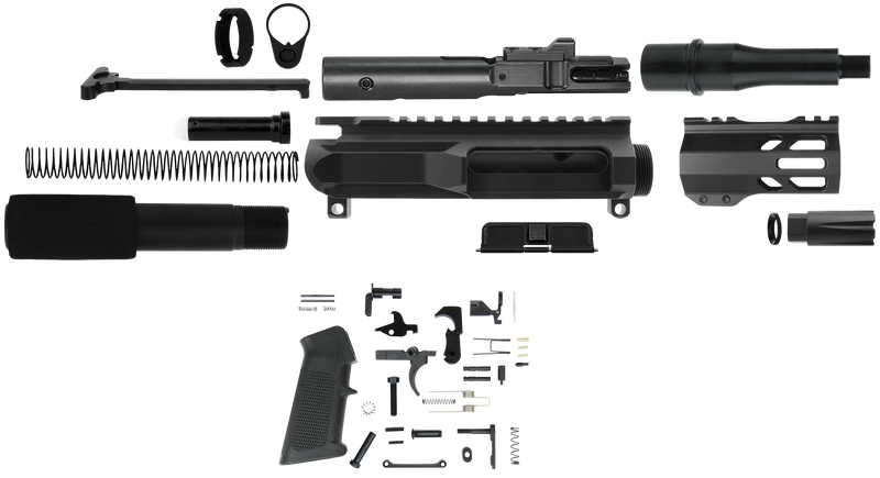 TacFire Pistol Kit 45 ACP Black Steel - SSPK45ACPLPK4