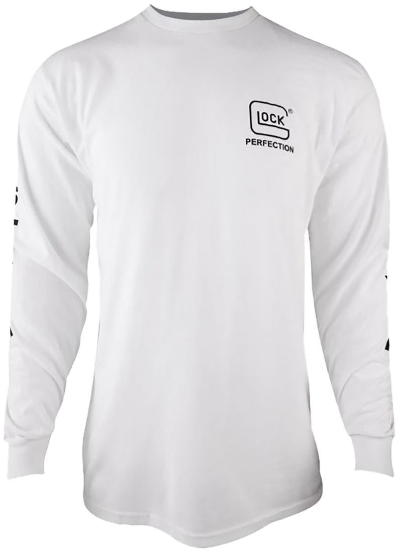 Glock Perfection Long Sleeve Tee, White - AP96096