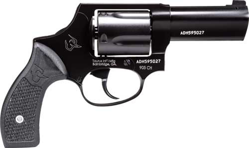 Taurus 905 9mm 3" 5rd Revolver, Black - 2-90503KCH-SNS