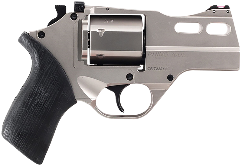 Chiappa Rhino 30DS .357 Mag 3" 6rd Revolver, Nickel - 340290
