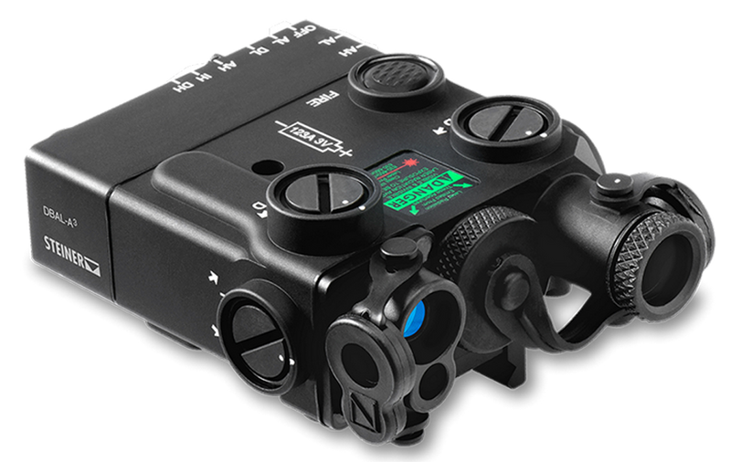 Steiner DBAL-A3 Green Laser IR Illuminator Black Picatinny - 9008