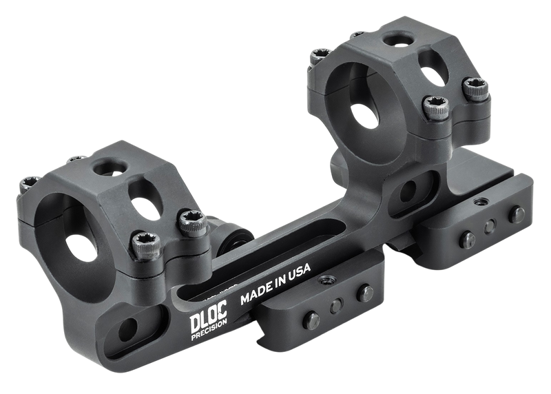 IRay USA DLOC Precision Cantilever Scope Mount 34mm, 1.53" Height, Black - DLOC-C134-1535-B