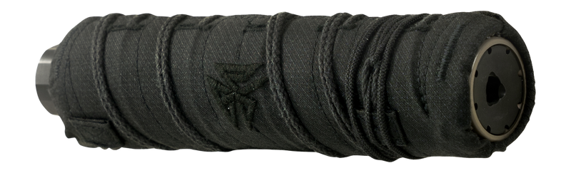 Burn Proof Gear SM-X/STCY MOM 6.25x1.7 Muzzle Device, Black - BPG-SSC-H-6-25-1-7-BLK