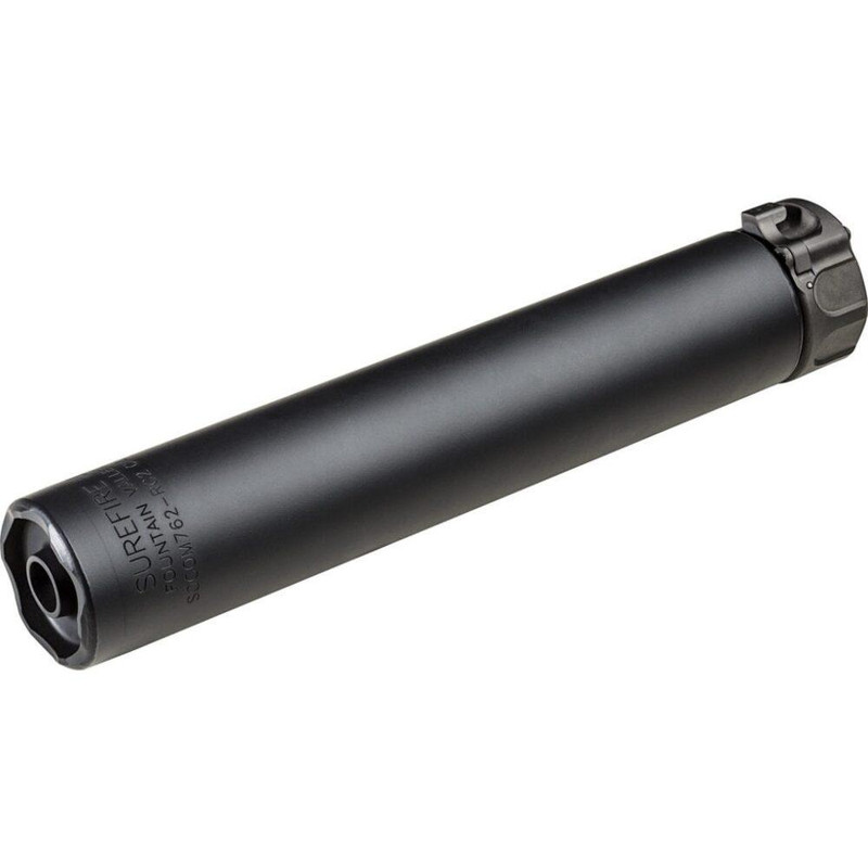 SureFire SOCOM 7.62 2nd Gen RC2 Suppressor, Black - SOCOM762-RC2-BK
