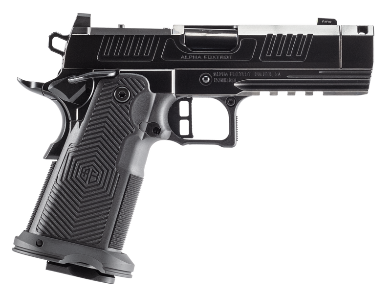 Alpha Foxtrot AF1911 Romulus 9mm Luger 3.5" 20+1 Handgun, Black DLC - AA39X1QIG-PDBK19