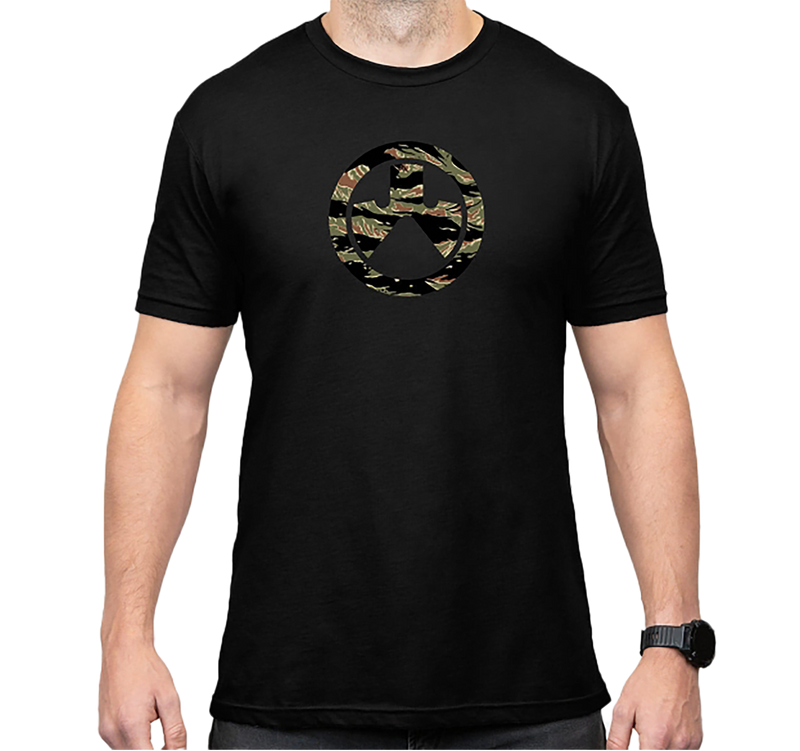 Magpul Tiger Stripe Icon T-Shirt, Black - MAG1292-001-L