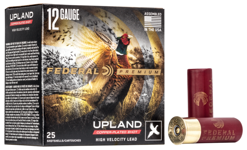 Federal Premium Wing-Shok High Velocity Plastic 12 Gauge 1 3/8oz #4 Shot 25 Round Box - P1384