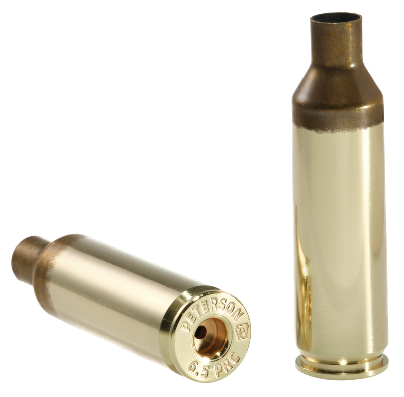 Peterson Cartridge 6.5 PRC Unprimed Brass Cases, 50 Per Box - 40062-R