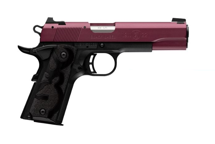 Browning 1911-22 Black Label .22 LR 4.25" 10+1 Pistol, Black Cherry Cerakote - BRO 051061490