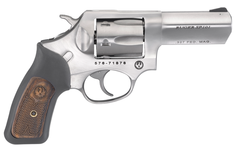 Ruger SP101 327 Federal Magnum 3" 6rd Revolver, Satin Stainless Steel - 5784