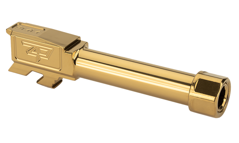 Zaffiri Precision ZP.43BTG 9mm Luger 3.92" Threaded Barrel, Gold TiN - ZP.43BTG