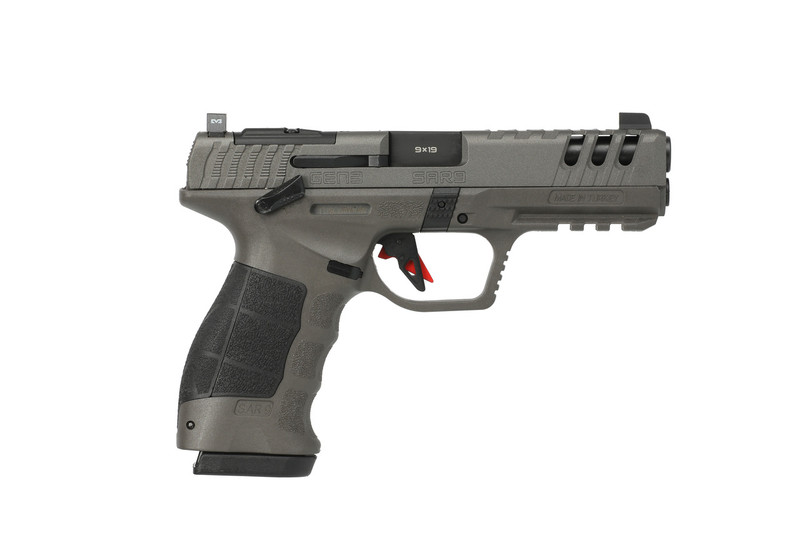 SAR USA SAR9 Gen 3 9mm 4.4" 17+1 Pistol, Platinum Cerakote - SAR9G3PT