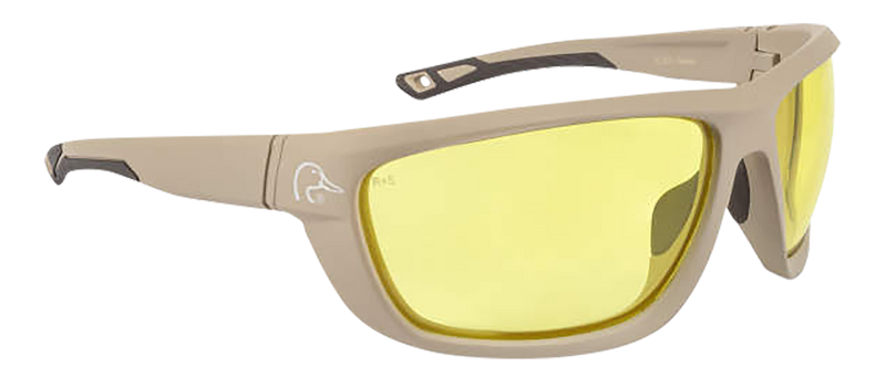 Radians Ducks Unlimited Full-Frame Shooting Glasses Tan with Amber Lens - DUFF13040C