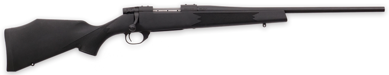 Weatherby Vanguard Synthetic Compact 243 Win 20" 5rd Bolt-Action Rifle, Matte Blued - VYT243NR0T