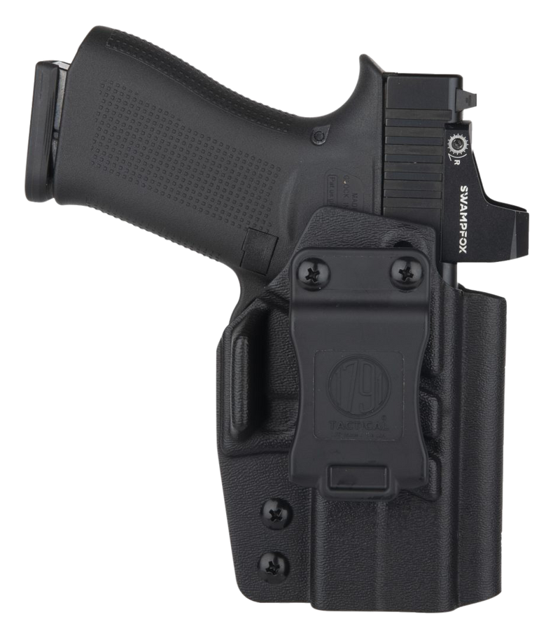 1791 Gunleather Tactical Kydex IWB Holster, Black - TACIWBG43XMOSBLKL