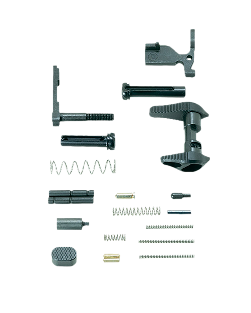 Timber Creek Outdoors AR Lower Parts Kit, Black Aluminum - ARLPKBL