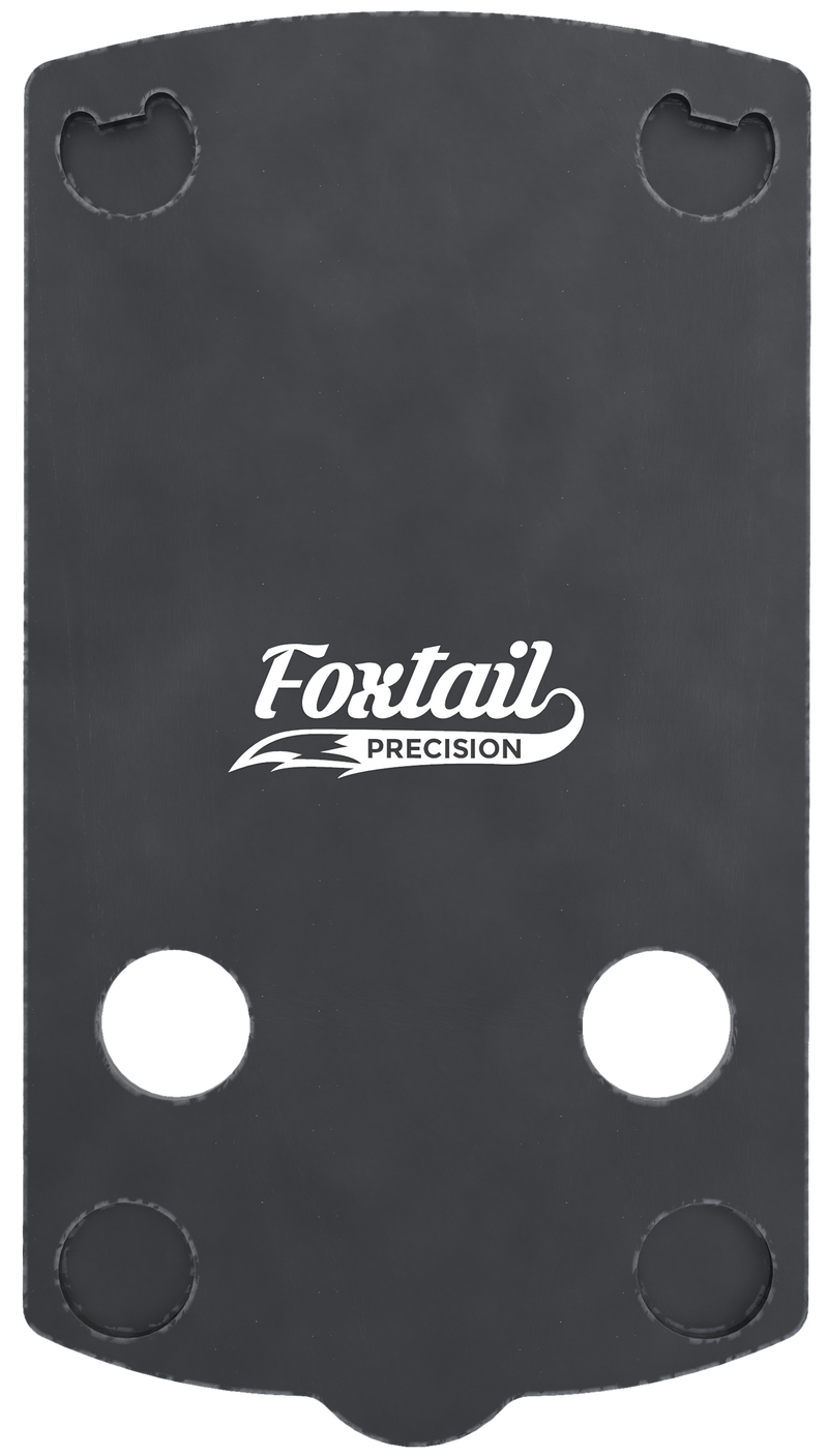 Foxtail Precision Red Dot Adapter Plate for Optics-Ready Pistol, Black Anodized - 100009