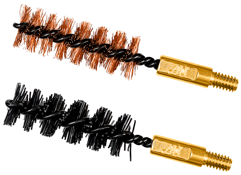 Otis Technology Bore Brush Set .40 Cal 8-32" Thread Bronze/Nylon 2-Pack - FG341NB