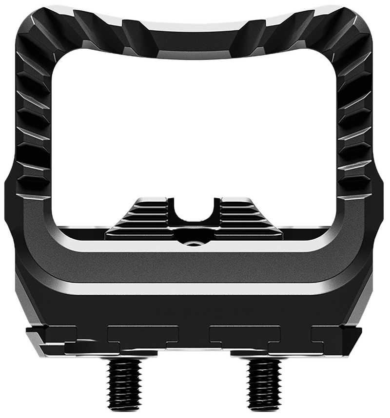 Radian Weapons Guardian+Six Combo Optic Guard with Stealth Back-Up Iron Sights, Black - G1501